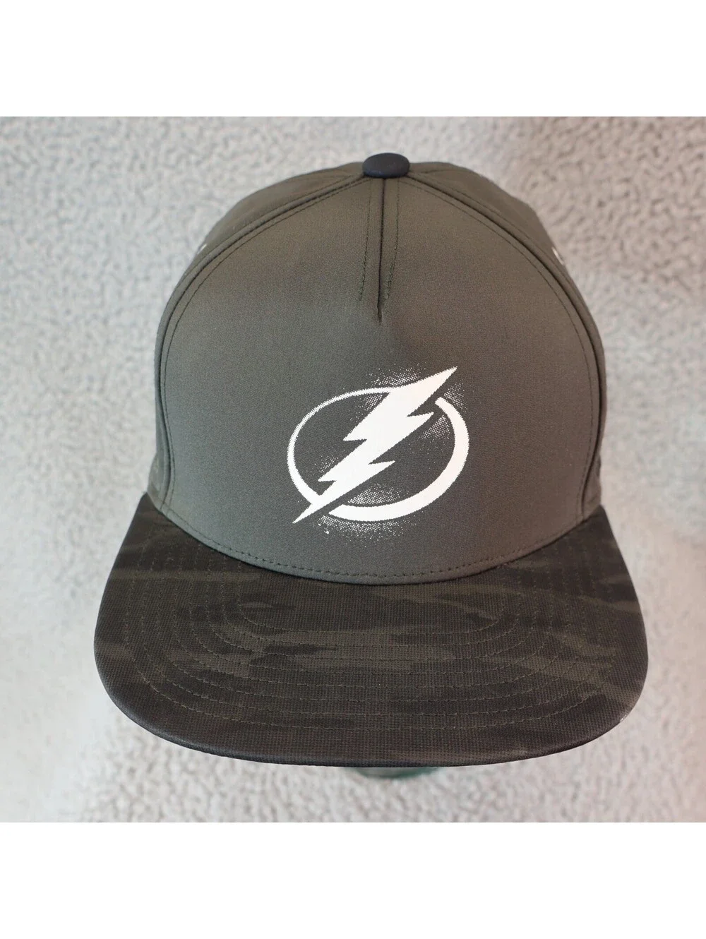 Adidas Tampa Bay Lightning NHL Snapback Hat Cap Black Camo